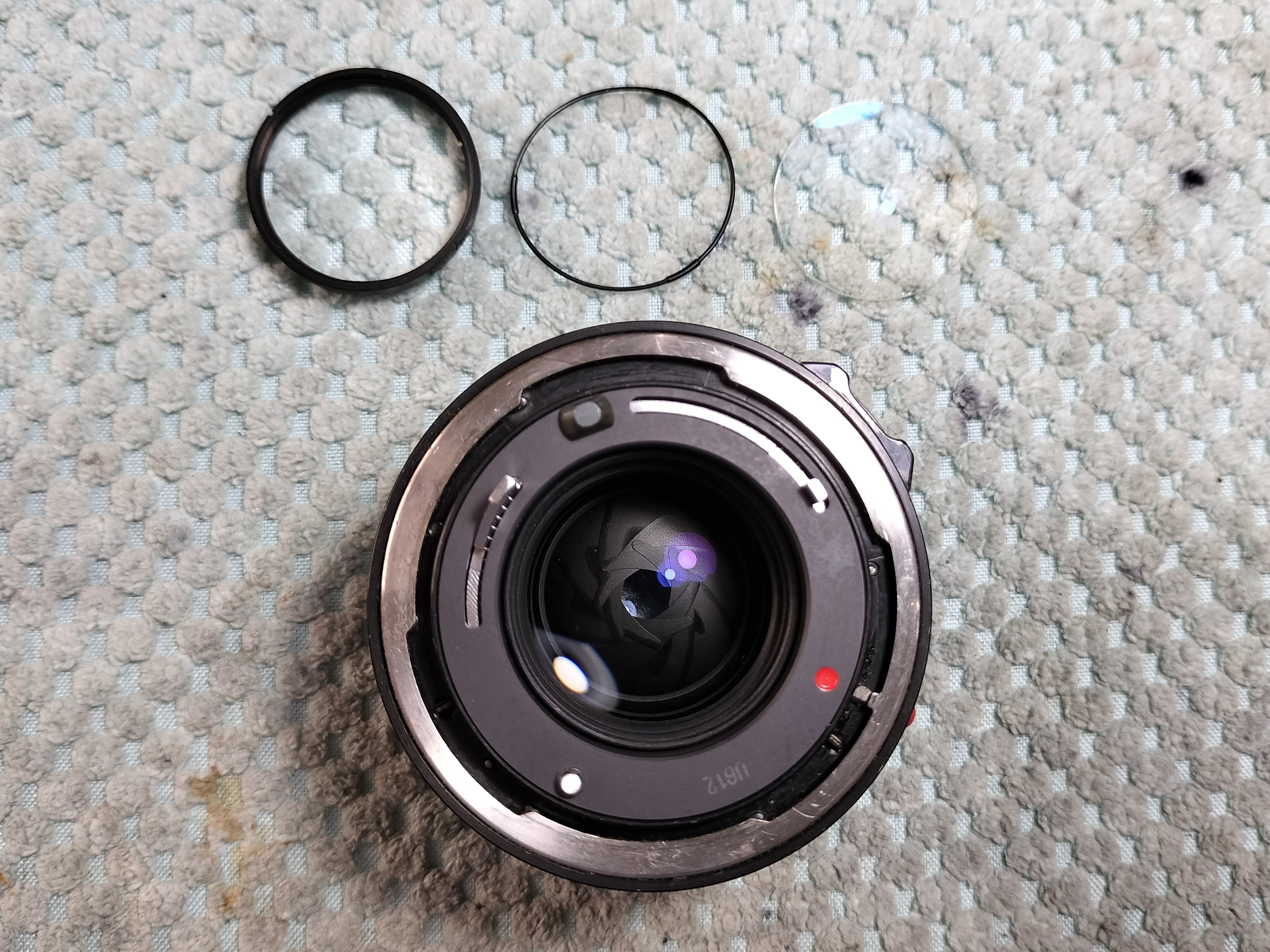 Canon New FD 50mm F/1.4の分解｜フィルムカメラ修理のアクアカメラ