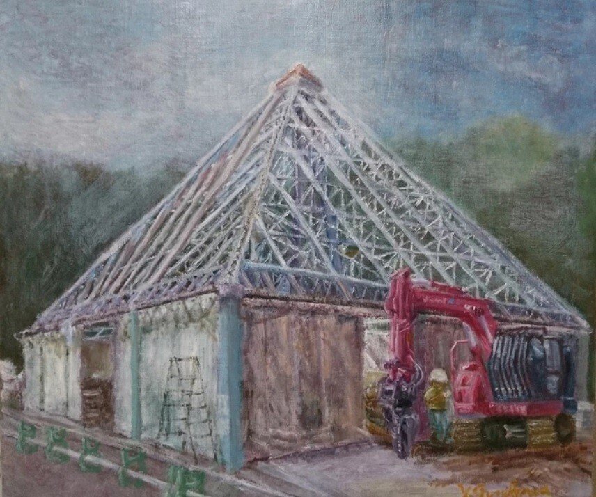 ニケリオン】震災後11枚目の絵画 (F10号)を描いた時の感想