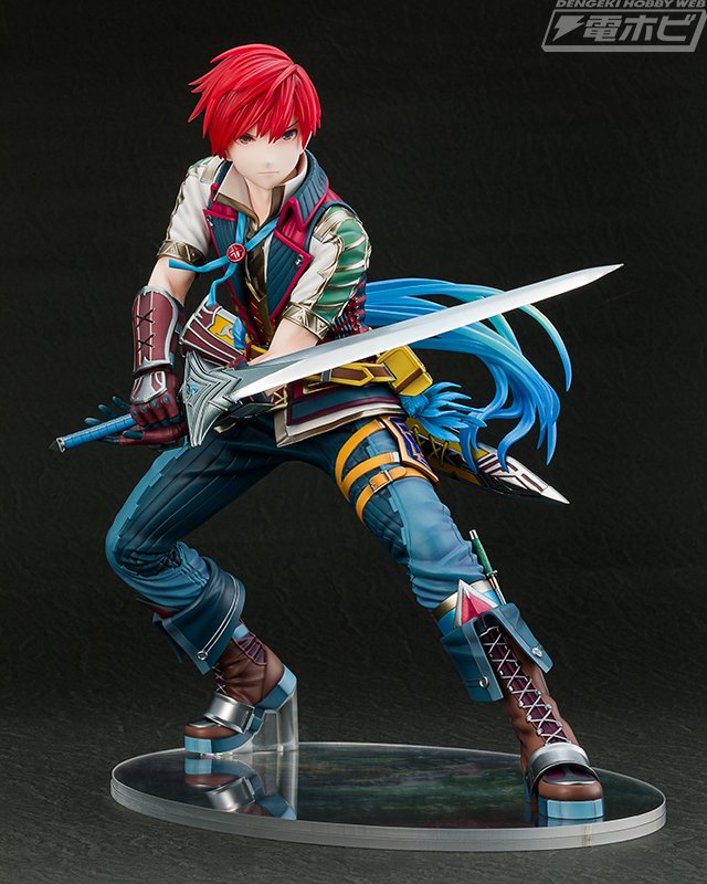 イースVIII-Lacrimosa of DANA-』より、アドル＝クリスティンが剣を