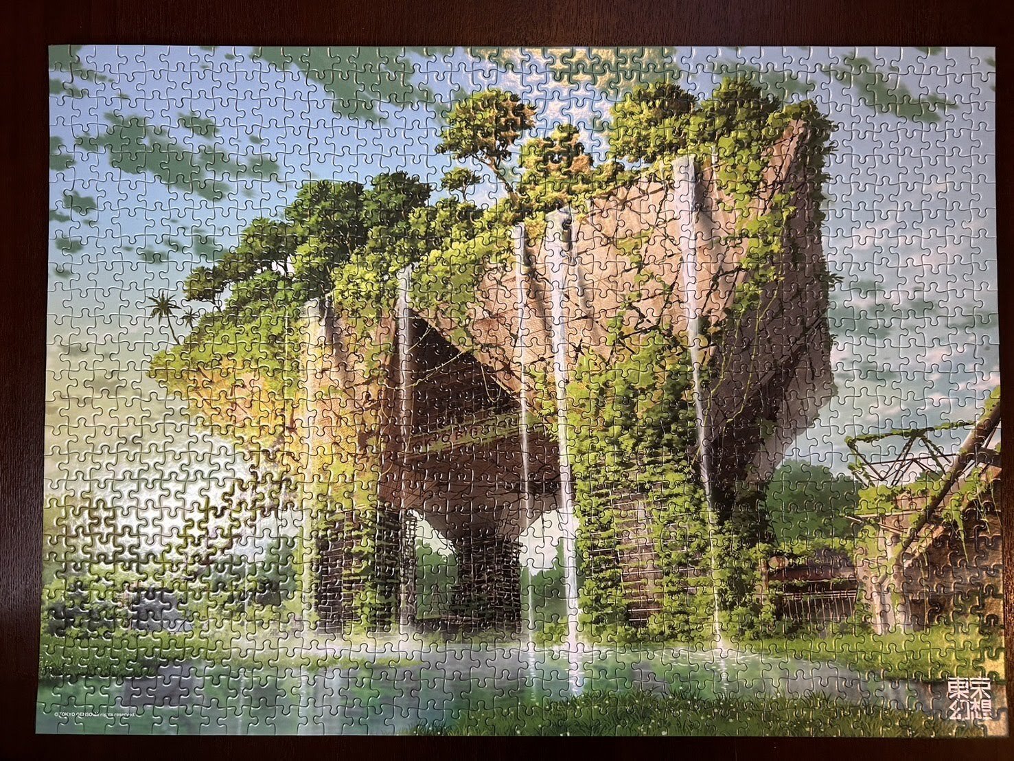 軽い気持ちで1000ピースのパズルに挑んだら大変なことになった【完成後