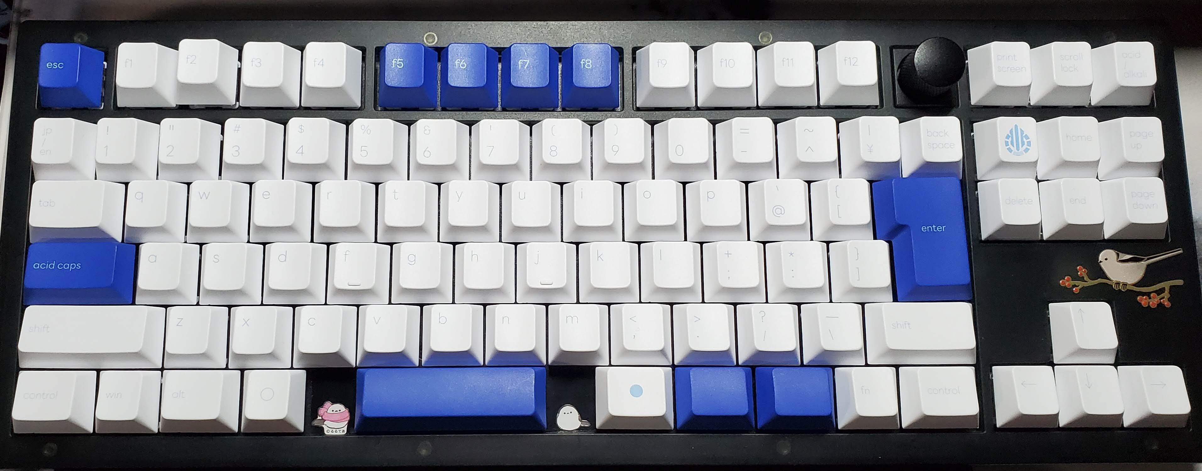 キーキャップ「Acid Caps “Premium”」Reflex Blue｜環