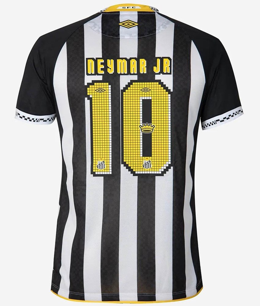 レトロゲーム？！ネイマール所属サントスにピクセル柄の新ユニフォーム