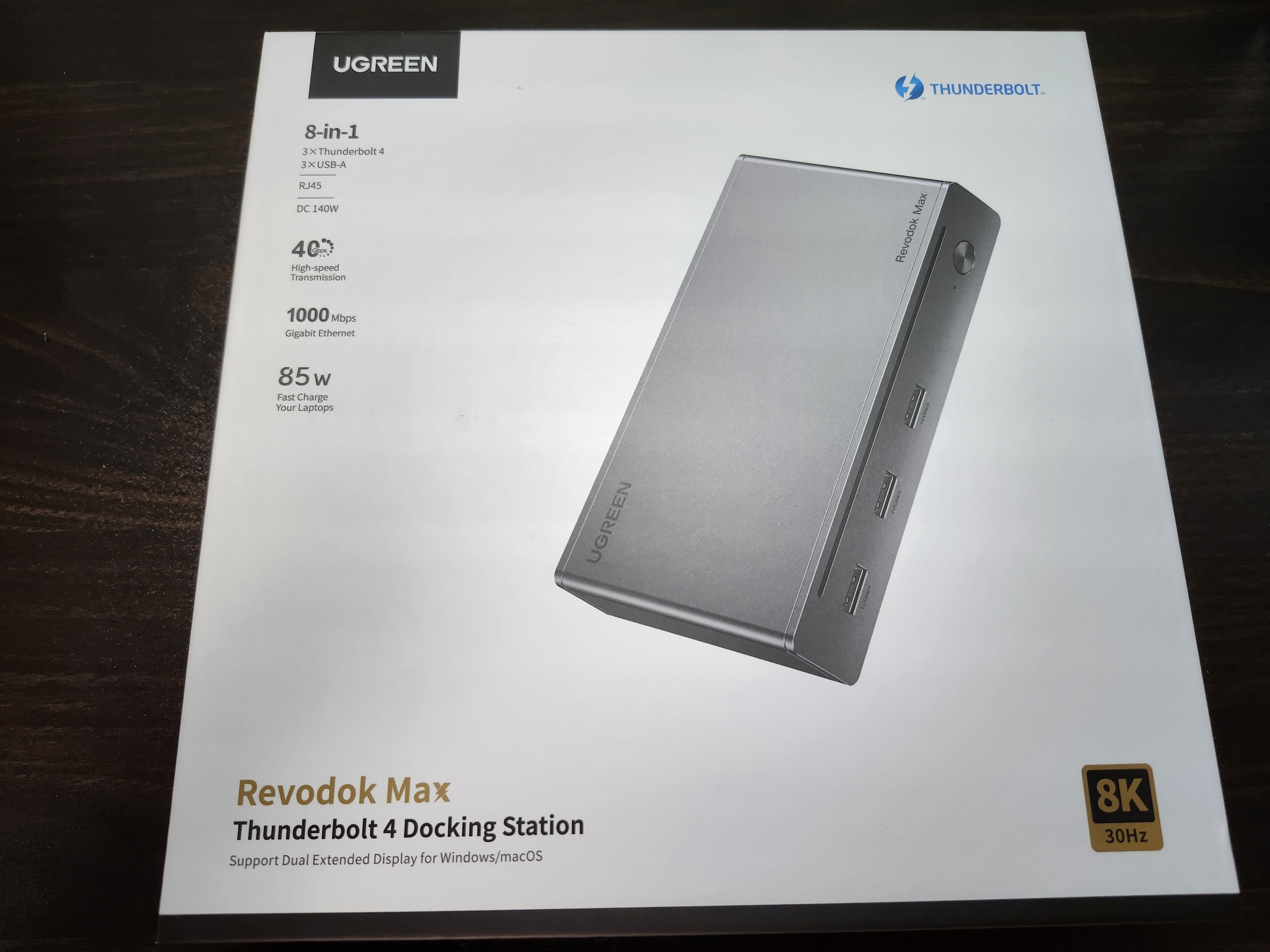 ドッキングステーション導入「UGREEN Revodok Max 208 Thunderbolt 4