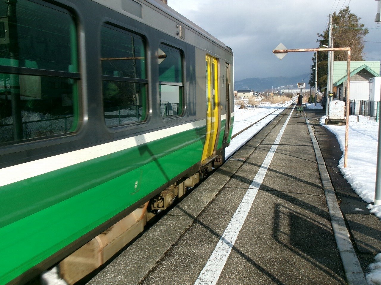 只見線のあるまちにて2026/01/17 with Kodak FZ55｜はがきよし