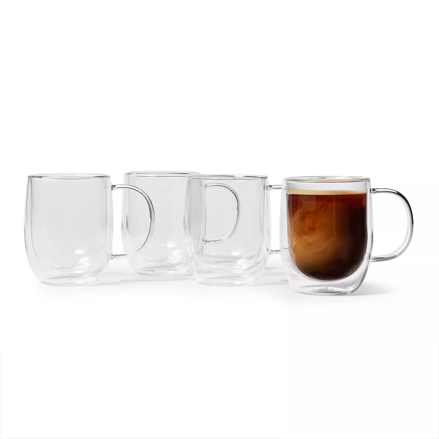 Sur La Table Double-Wall Coffee Glasses, Set of 4 | Sur La Table
