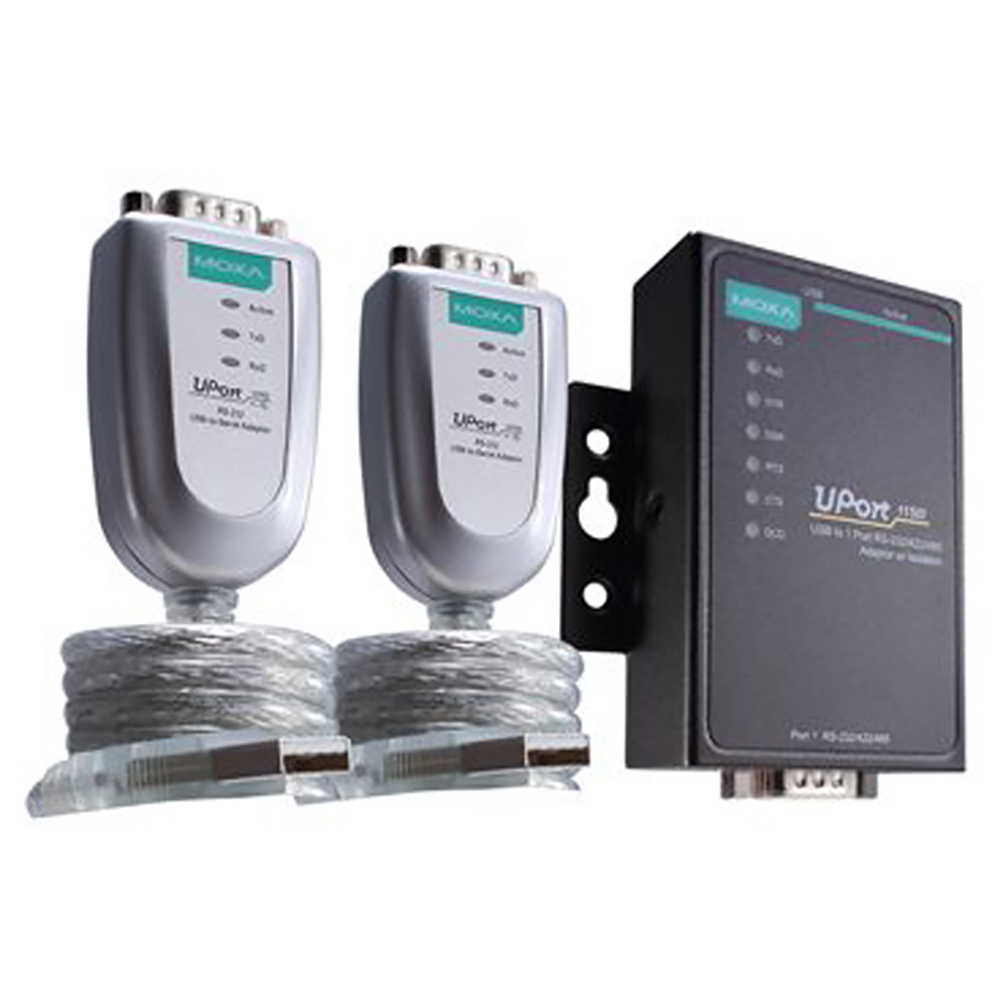 Moxa UPort 1110 USB to Serial Adapter,1 Port,RS-232