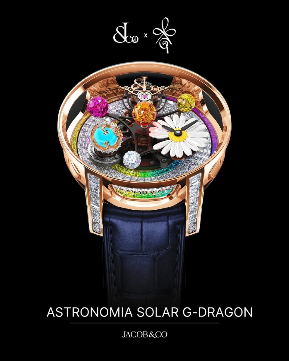 ジェイコブ(Jacob & Co.)とG-DRAGONとのコラボレーションによるタイム