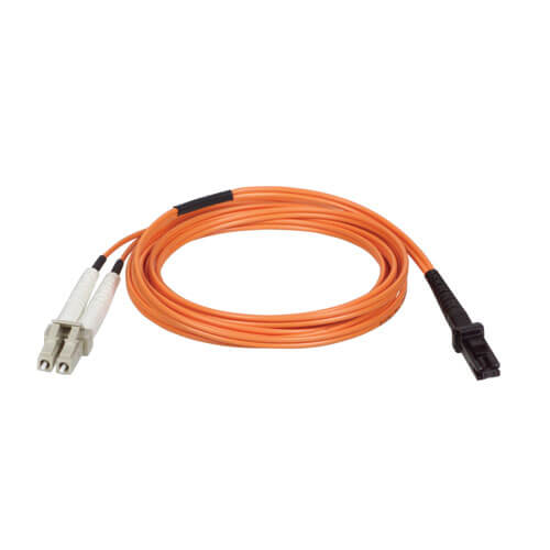 Duplex Multimode 62.5/125 Fiber Optic Cable MTRJ-LC, 3M 10-ft | Eaton