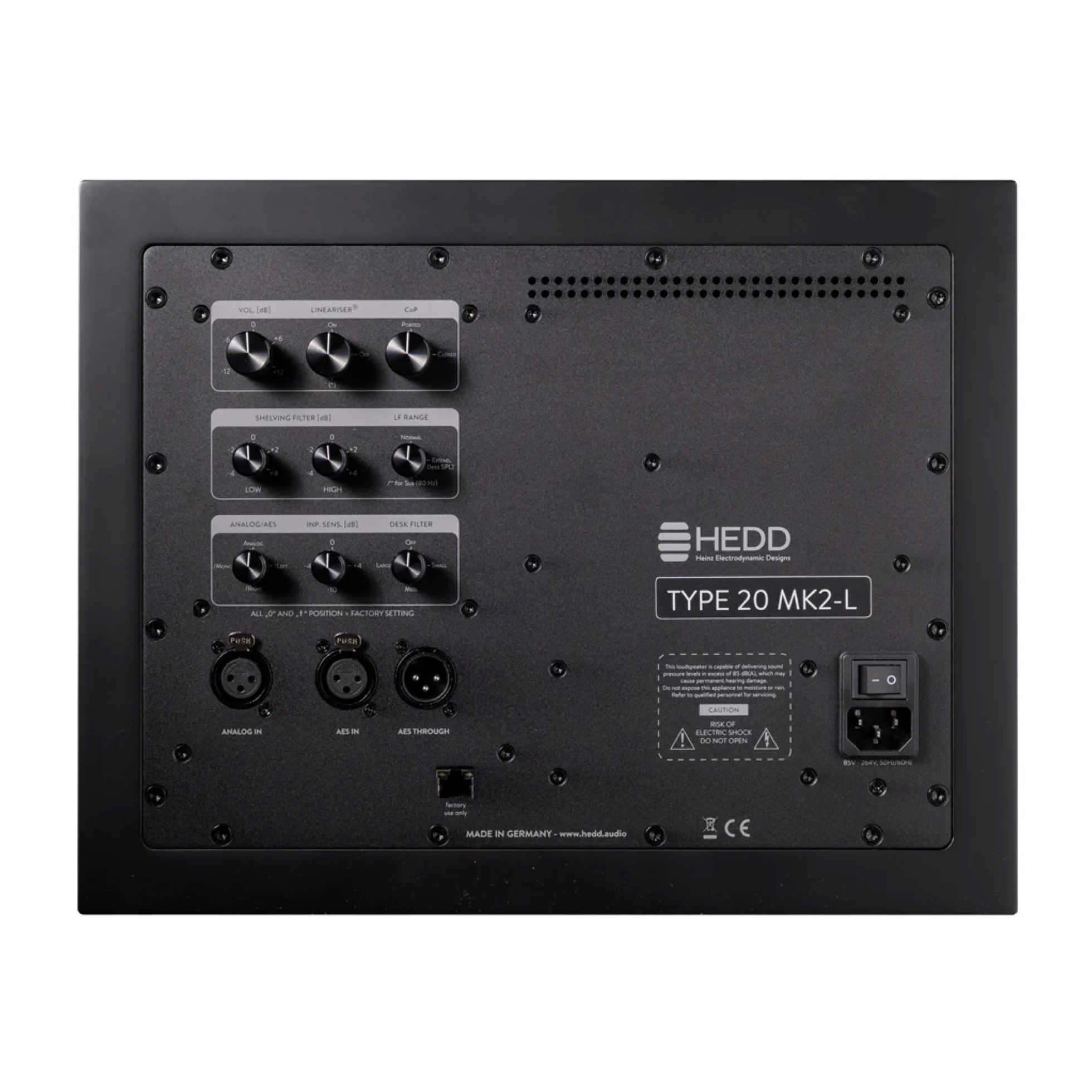 HEDD TYPE 20 MK2 Black (Pair) - GEARLOUNGE