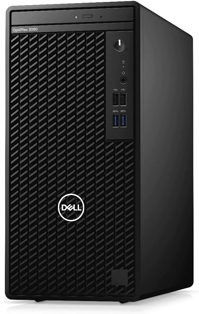 DELL OPTIPLEX 3080 MT DESKTOP - 10th Gen i5-10500, 4GB, 1TB HDD, DOS