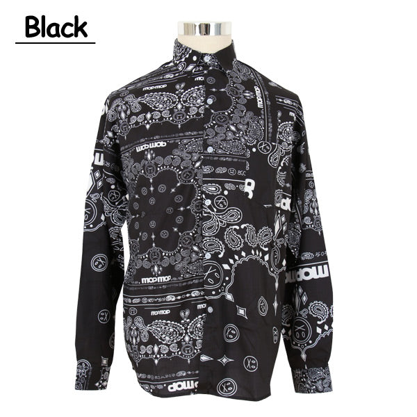 ペイズリーバンダナ柄長袖シャツ – ArrrT