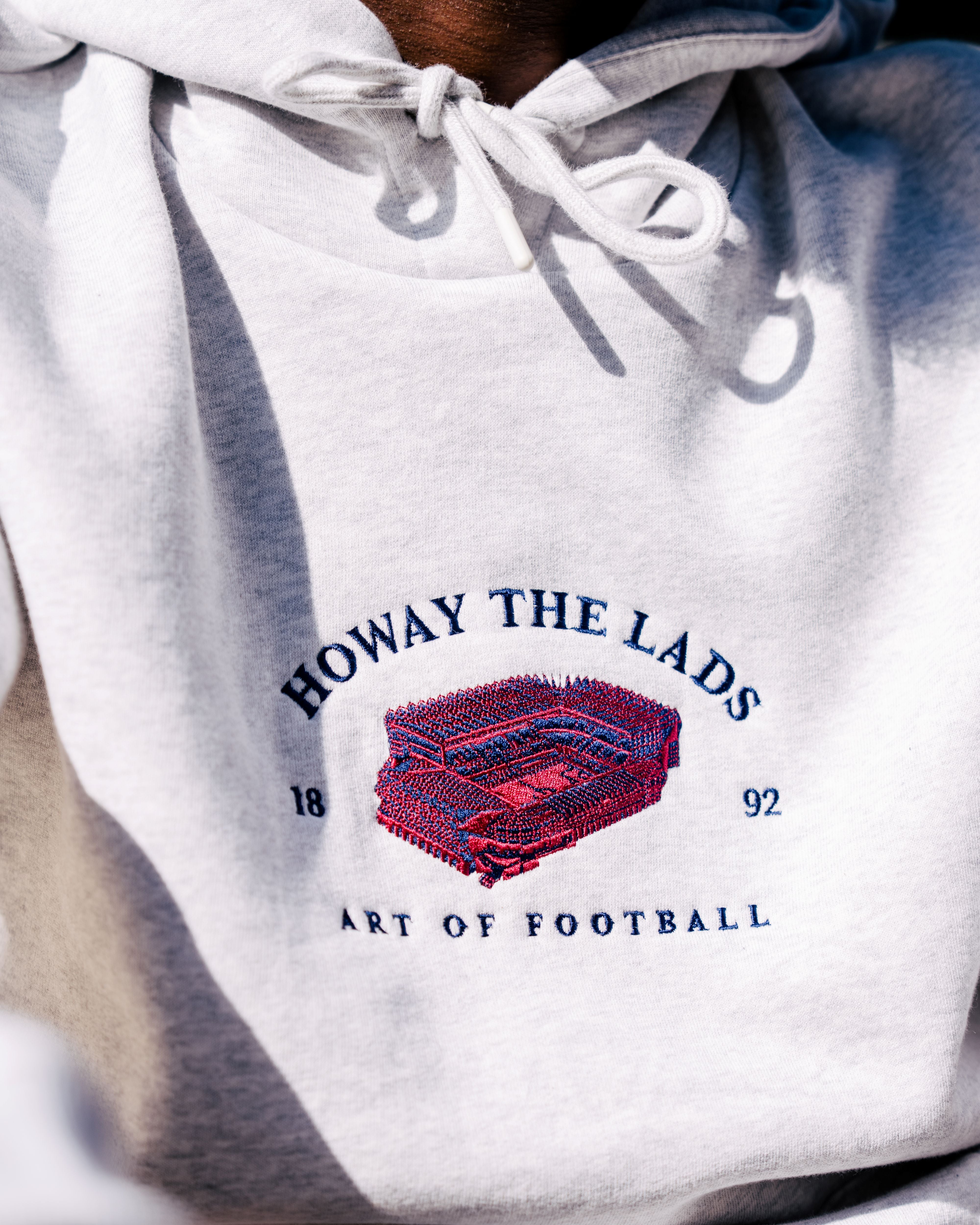 ART OF Toon Stadium Hoodie | AOF NUFC Embroidered Football Sweat