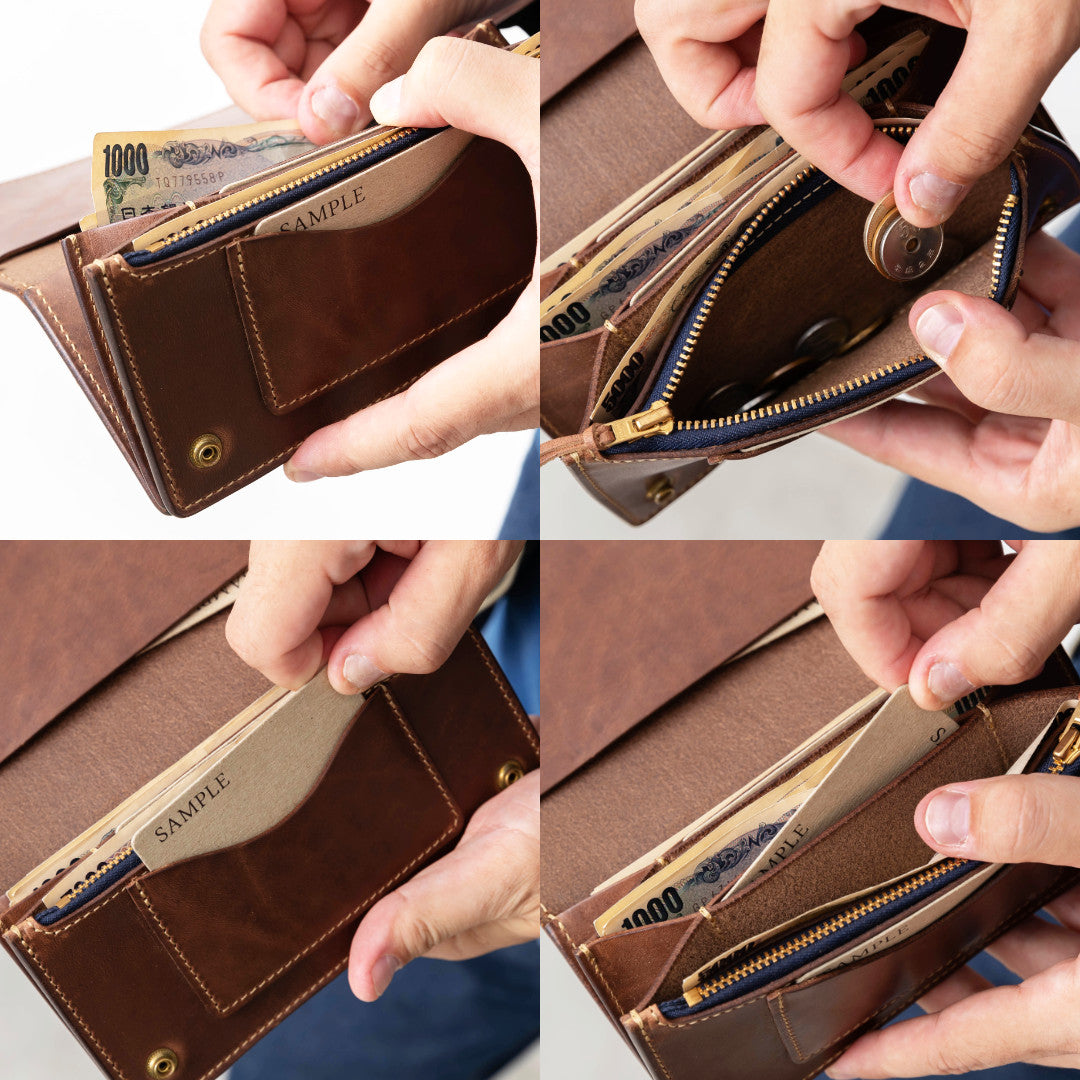 トラッカーズウォレットM クロムエクセル VGW00105AB – ARTBROWN 革