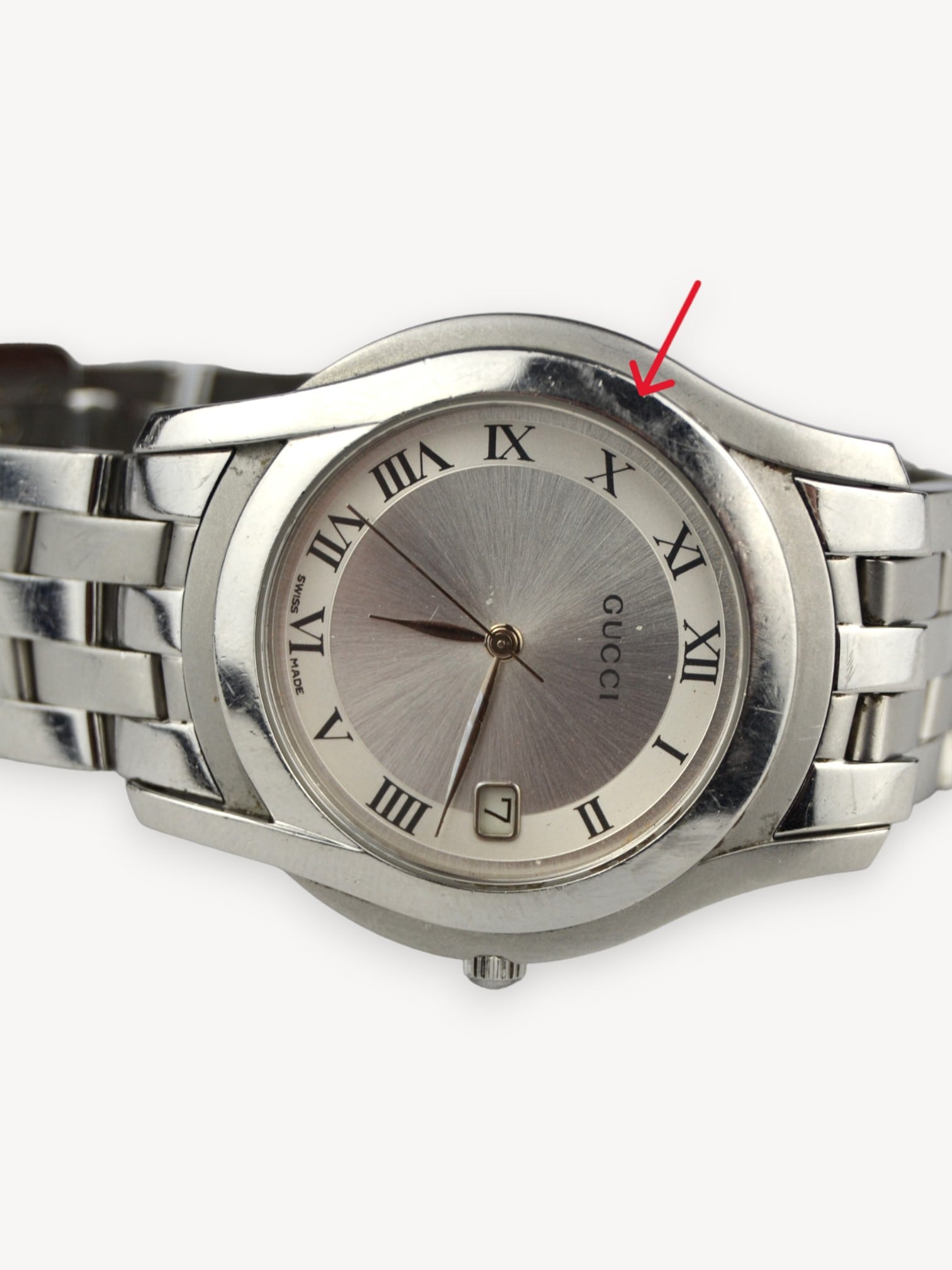 Gucci 5500M Watch Silver – Archives de Luxe