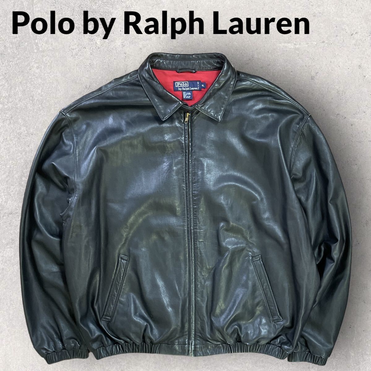 専用】稀少 Polo by Ralph Laurenラルフローレン 90s レザージャケット