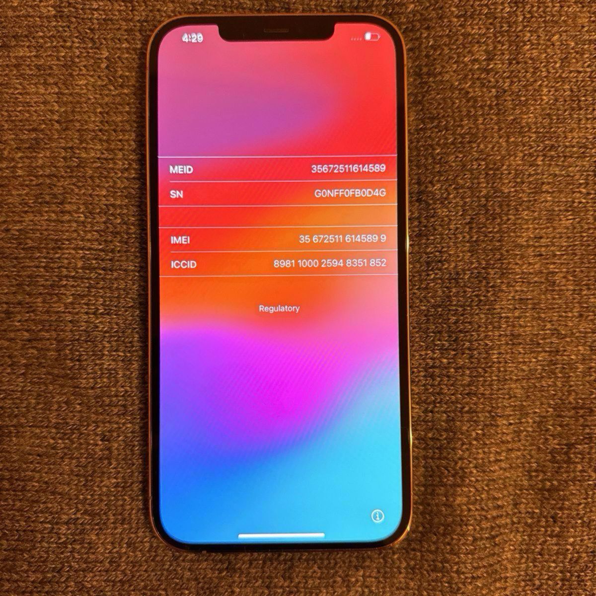 iPhone 12 pro max 128GB ゴールド SIMフリー｜Yahoo!フリマ（旧PayPay