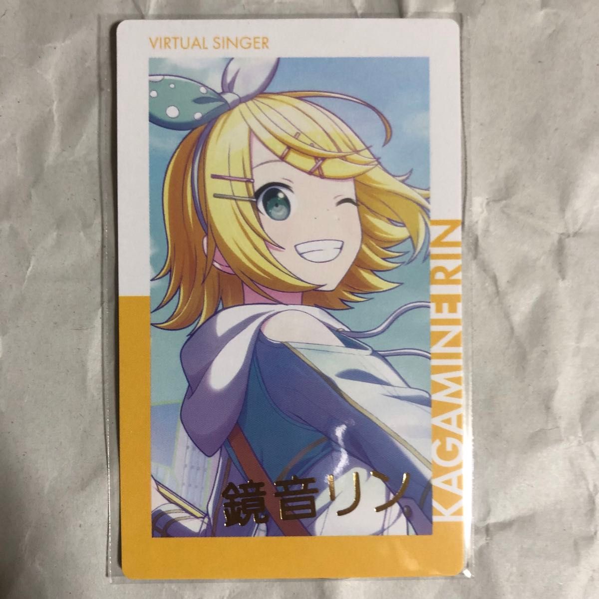 6C プロセカ エピカ ePick card 箔押し 鏡音リン｜Yahoo!フリマ（旧