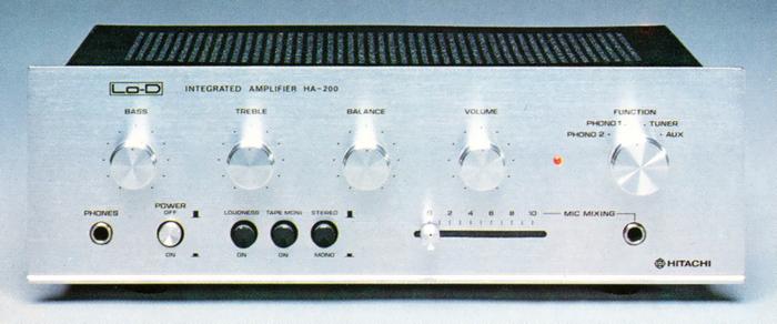 HITACHI/Lo-D HA-200の仕様 ローディ/日立