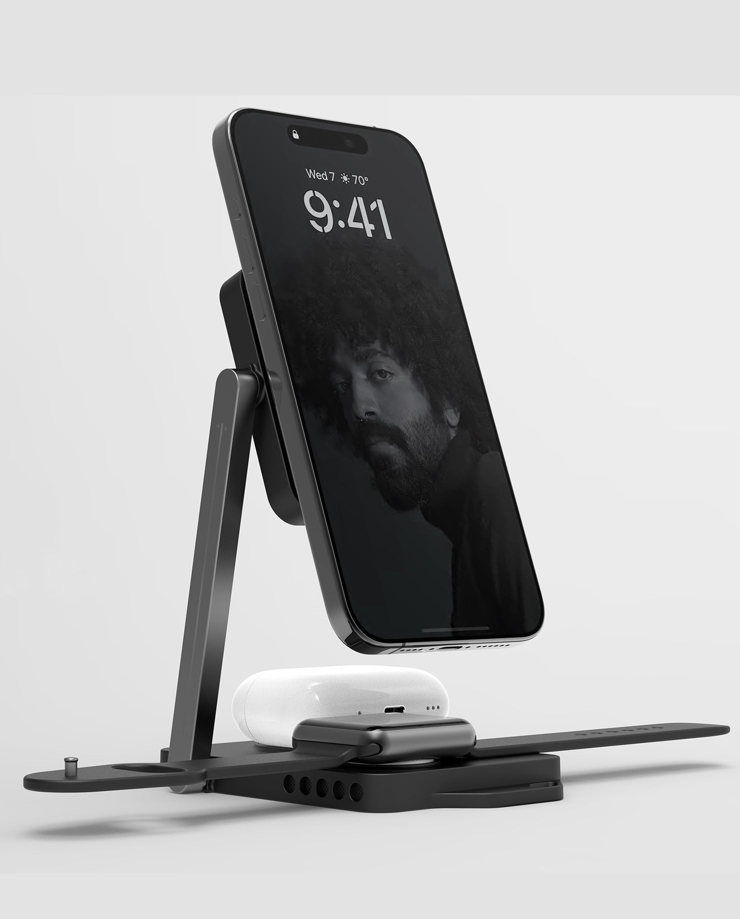 AULUMU M01 4 in 1 ワイヤレス充電器 |折りたたみ式|Magsafe