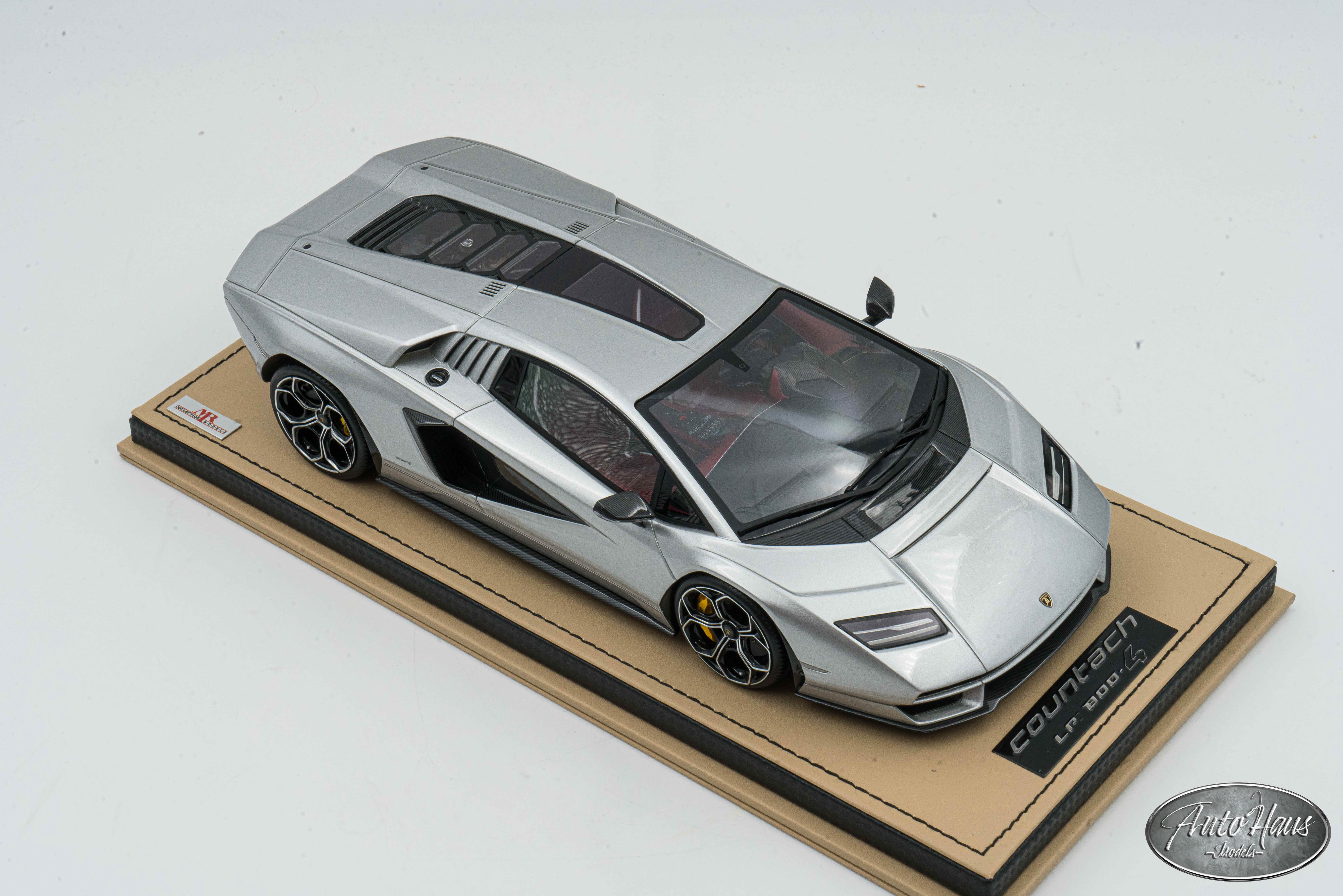 1/18 MR Collection Lamborghini Countach LP800-4 Silver – AutoHaus