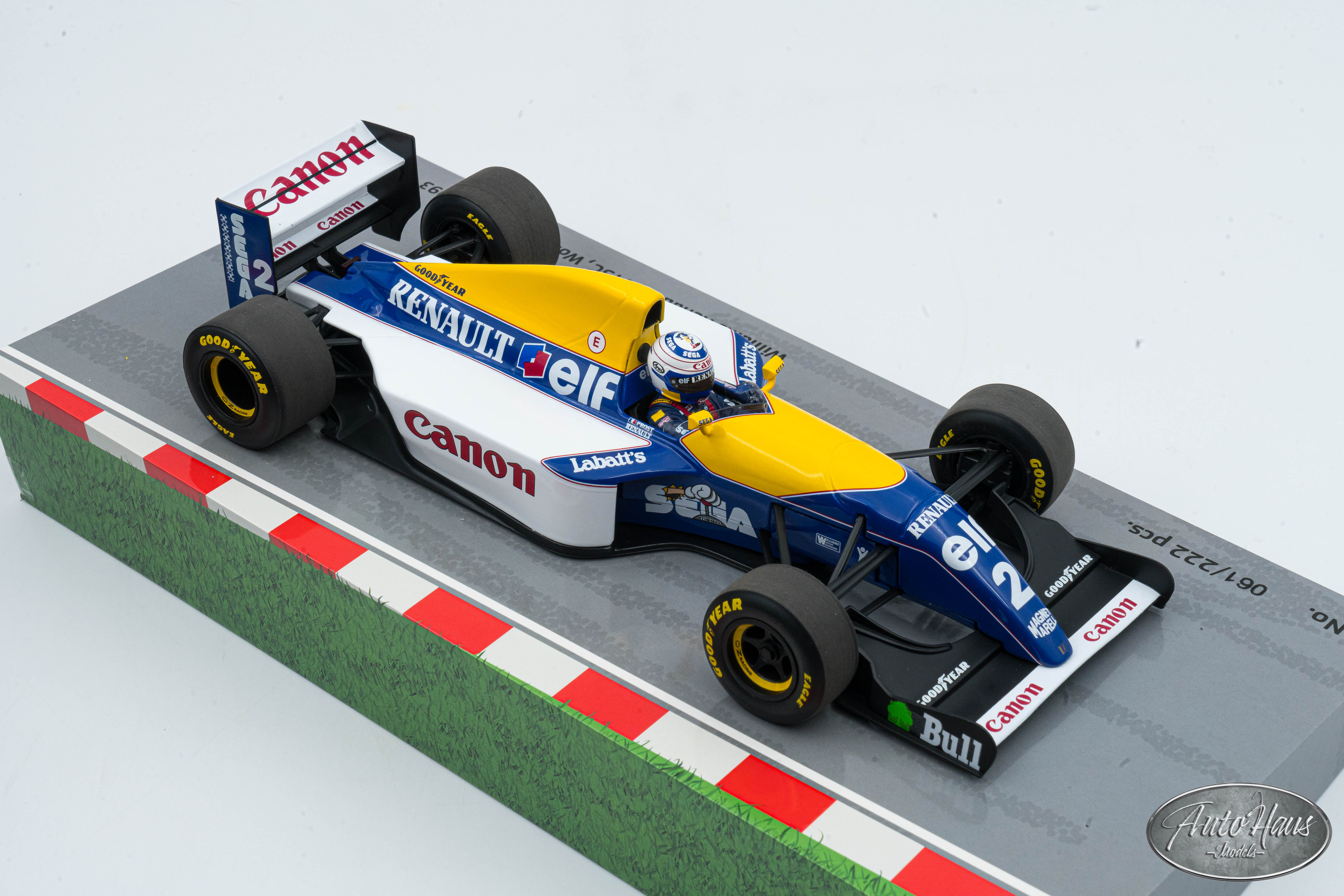 1/18 Minichamps Williams Renault FW15C 1993 World Champion Alain