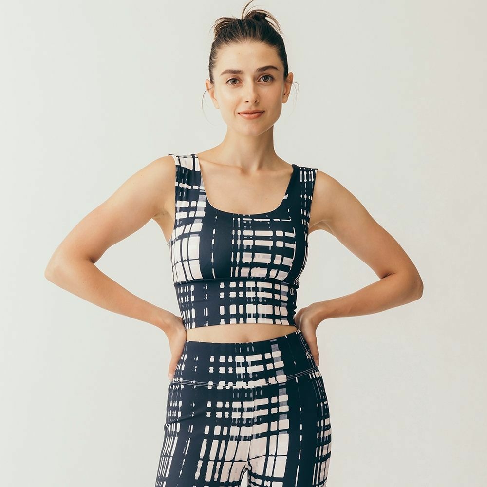 ≪残りS-Mのみ≫【LITHEE（リジー）】チェックプリントレギンス