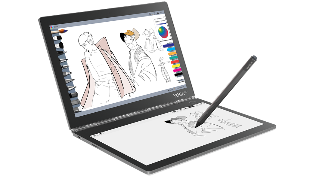 Yoga Book C930」LenovoのWin10搭載の10.8型回転式2-in-1、IPS液晶とE