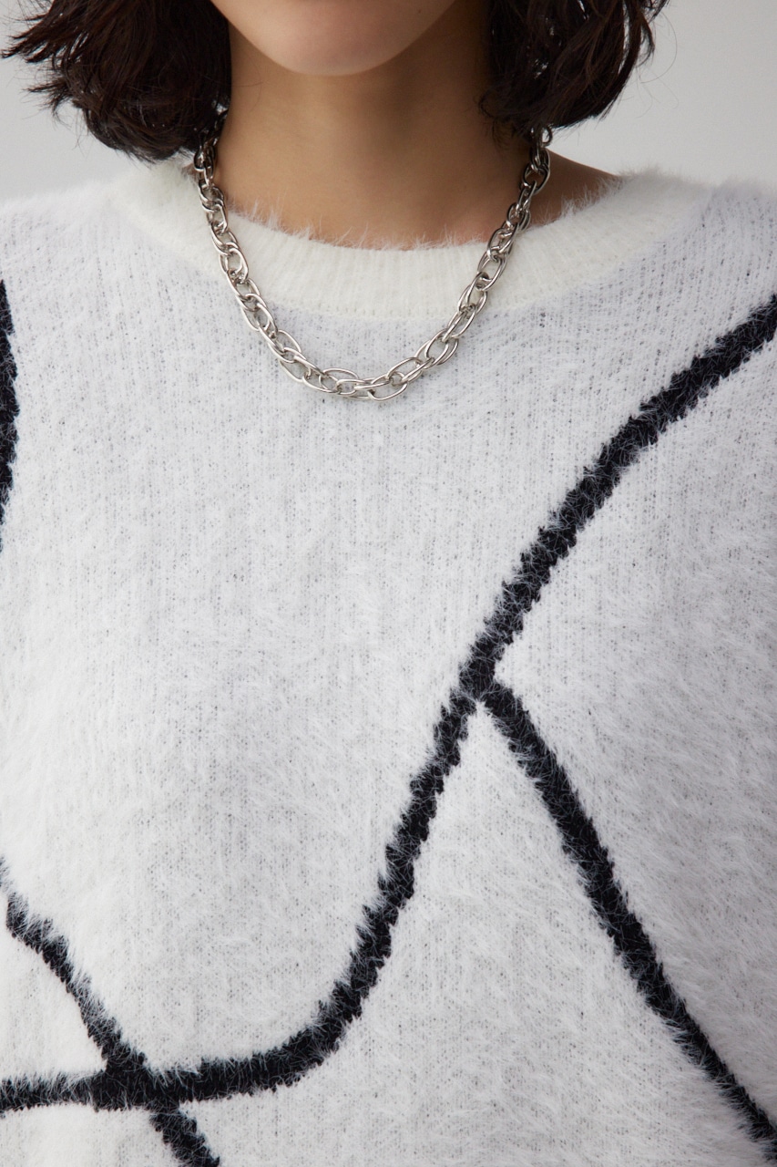 ニュアンスライン柄ニット｜WOMEN｜250HAB70-600I｜AZUL BY MOUSSY