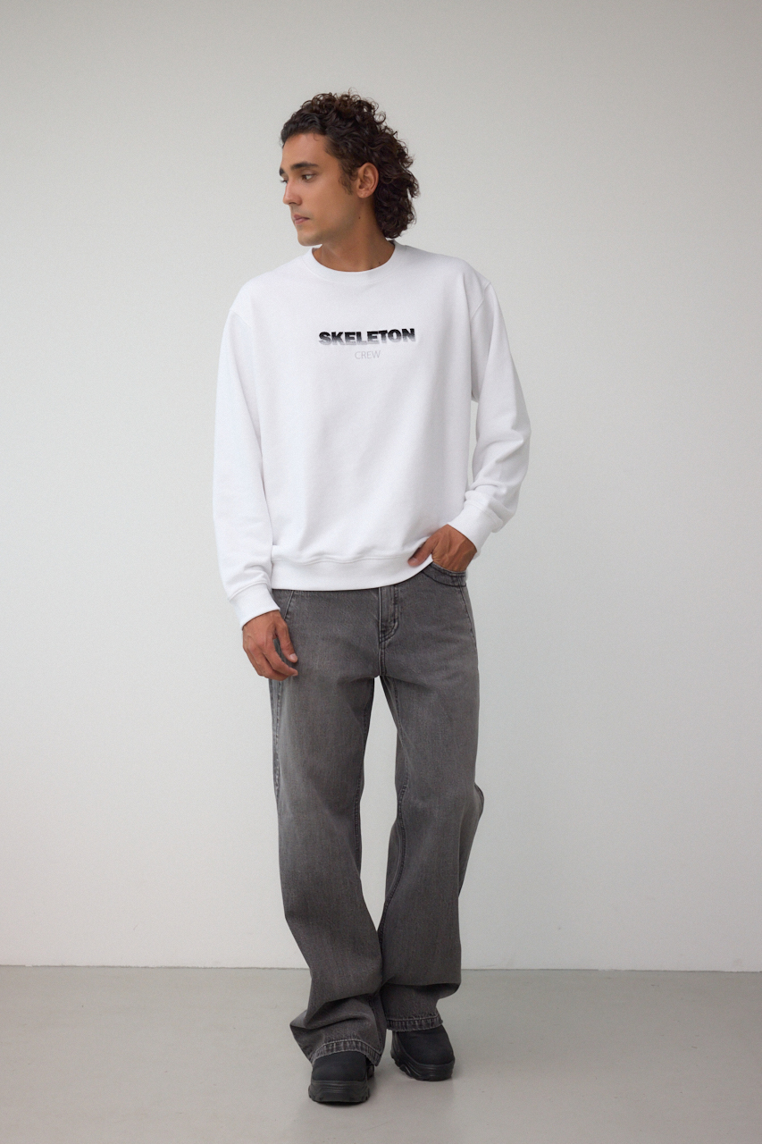 ブラシ刺繍スウェットトップス｜MEN｜251IAB90-0811｜AZUL BY MOUSSY