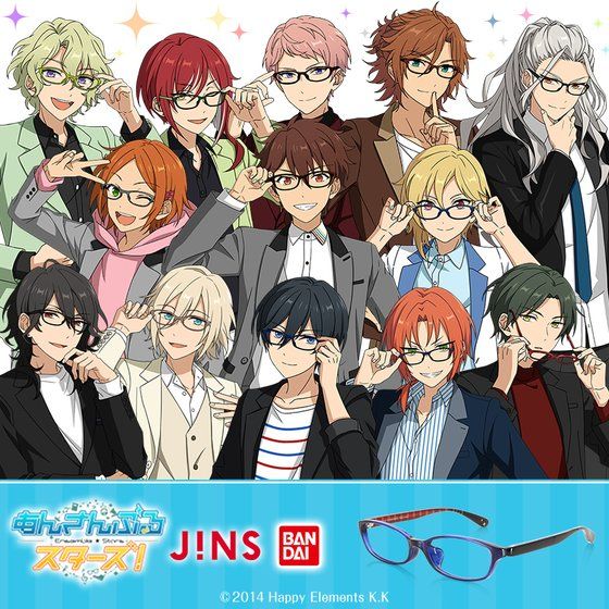 あんさんぶるスターズ！×JINS×BANDAI コラボレーションメガネ（送料