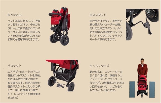 Air Buggy COCO/エアバギーココ ブレーキモデル グリーンティ №15925