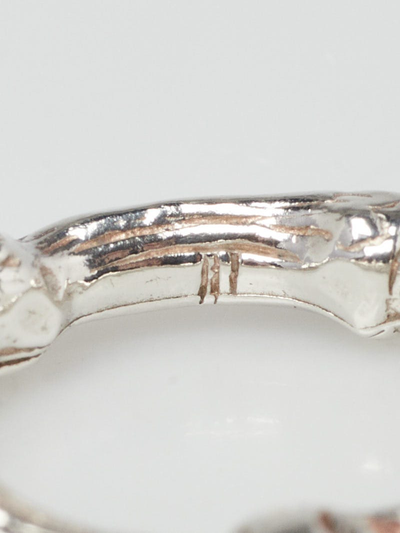 Tiffany & Co. Sterling Silver Bamboo Ring Size 4.75 | Yoogi's Closet