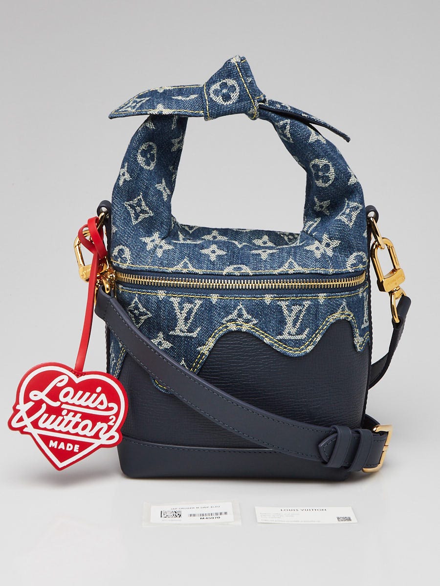 Louis Vuitton x NIGO Blue Monogram Denim Japanese Cruiser Bag