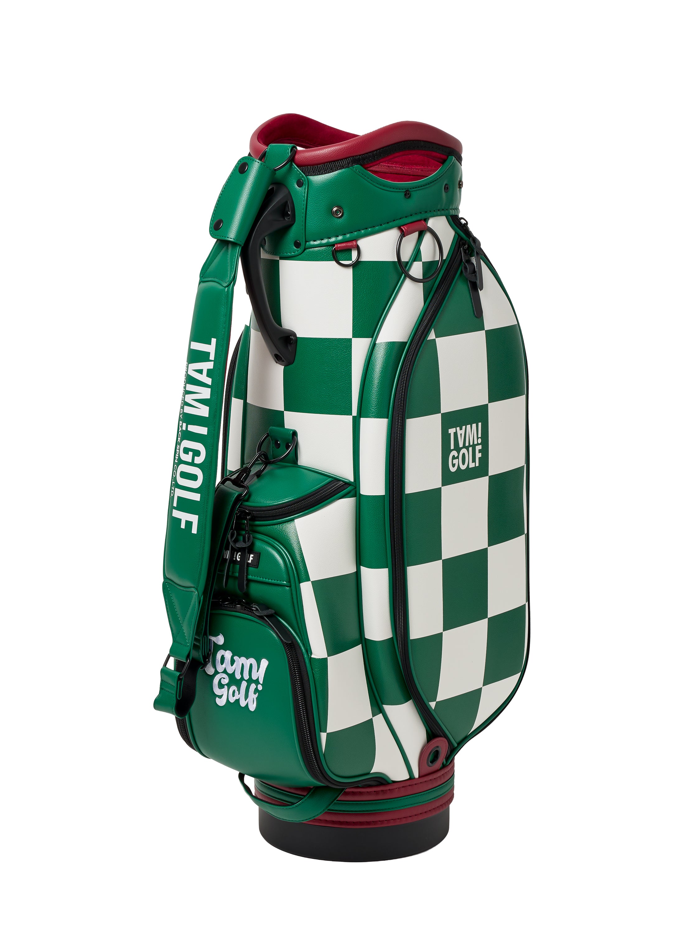 再入荷！【TAM!GOLF】CHECKER CART TYPE CADDIE BAG(TGBD01C101