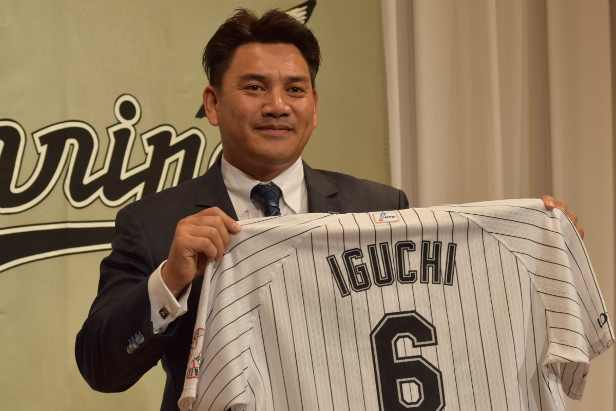背番号は変わらず「6」…ロッテ・井口資仁監督が就任会見 – BASEBALL KING