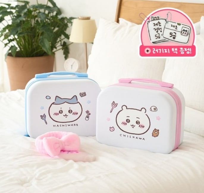 ちいかわ 韓国限定 スーツケース 旅行 バッグ ぬいぐるみ マスコット