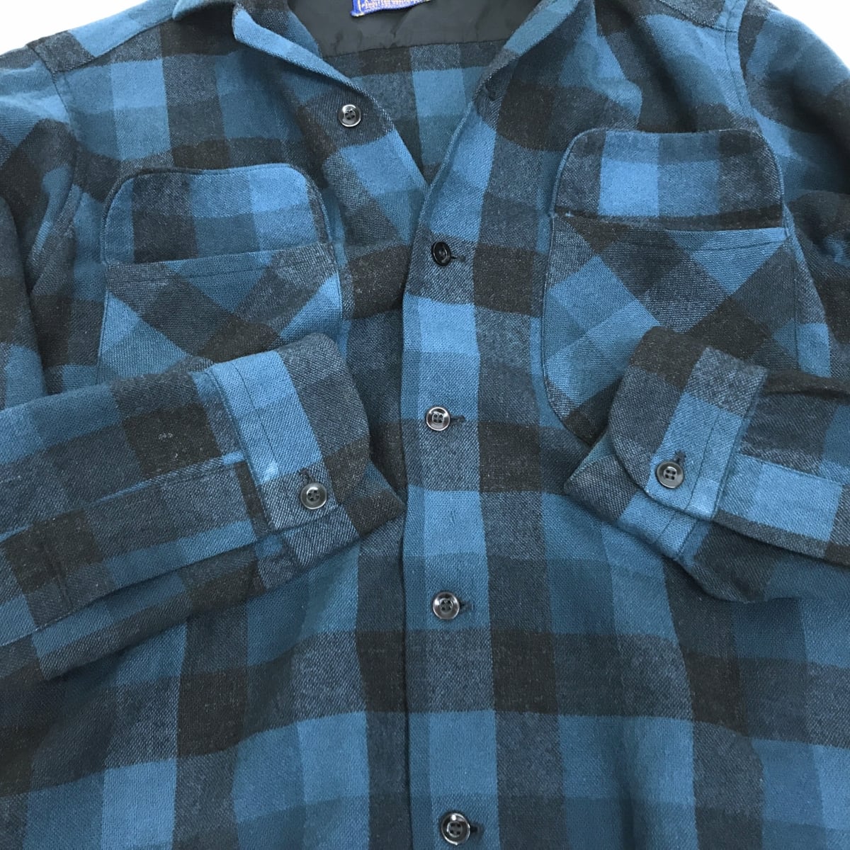 PENDLETON ペンドルトン 50年代 USA製 オープンカラー ブロック
