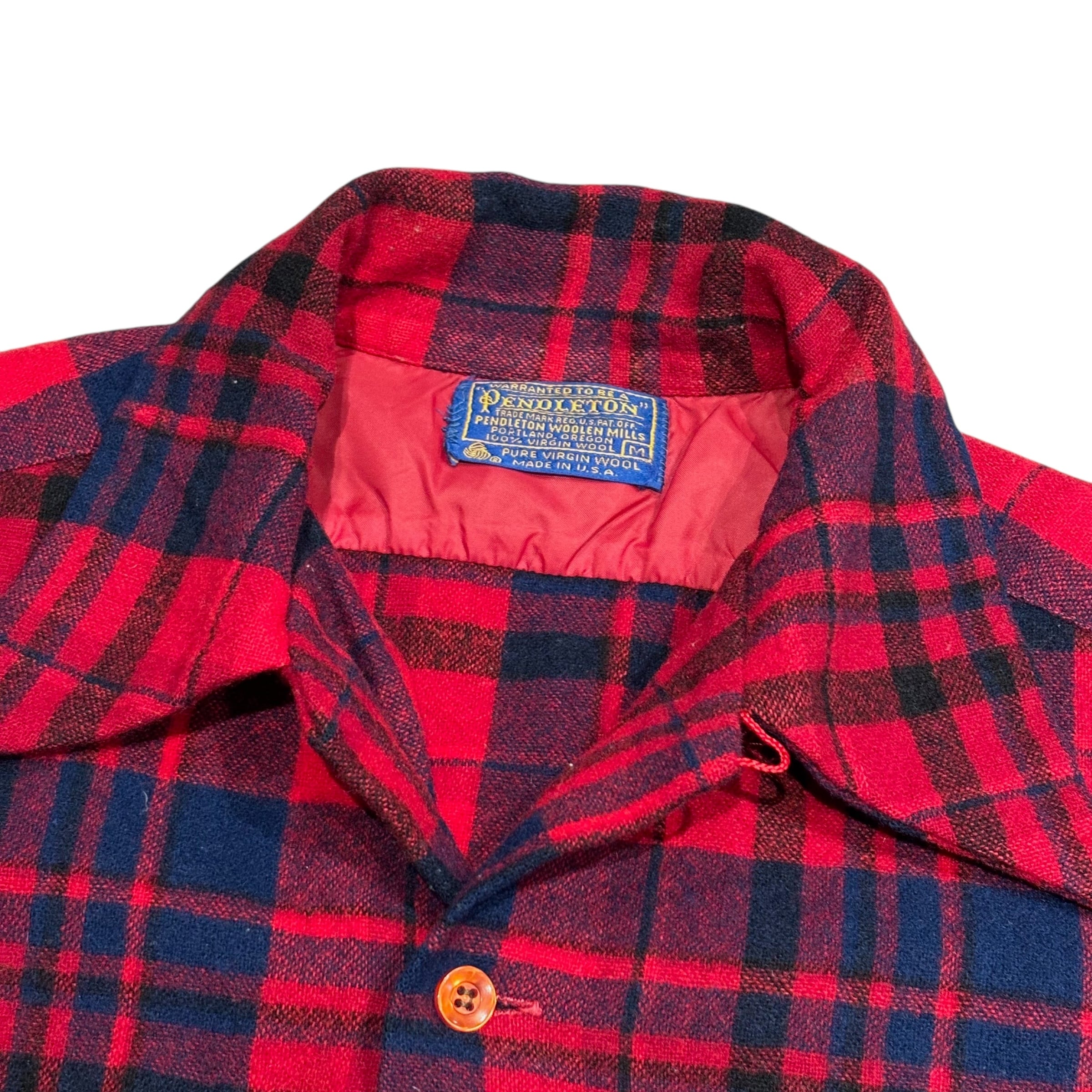 70's PENDLETON Wool Board Shirt M / ペンドルトン ボードシャツ