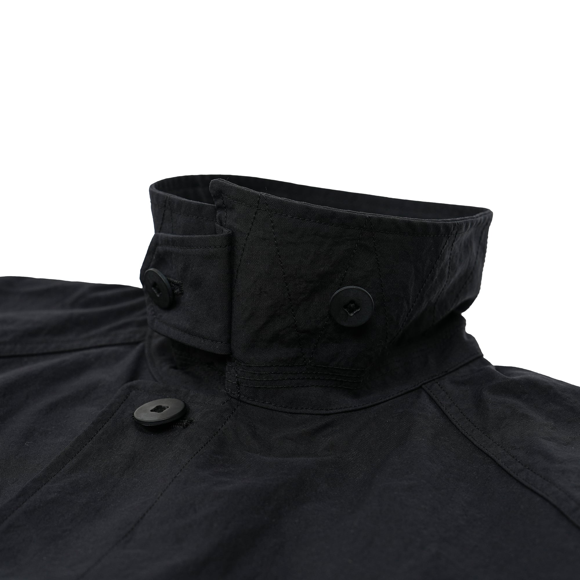 Euro Military Nylon Over Coat (black) | OVY