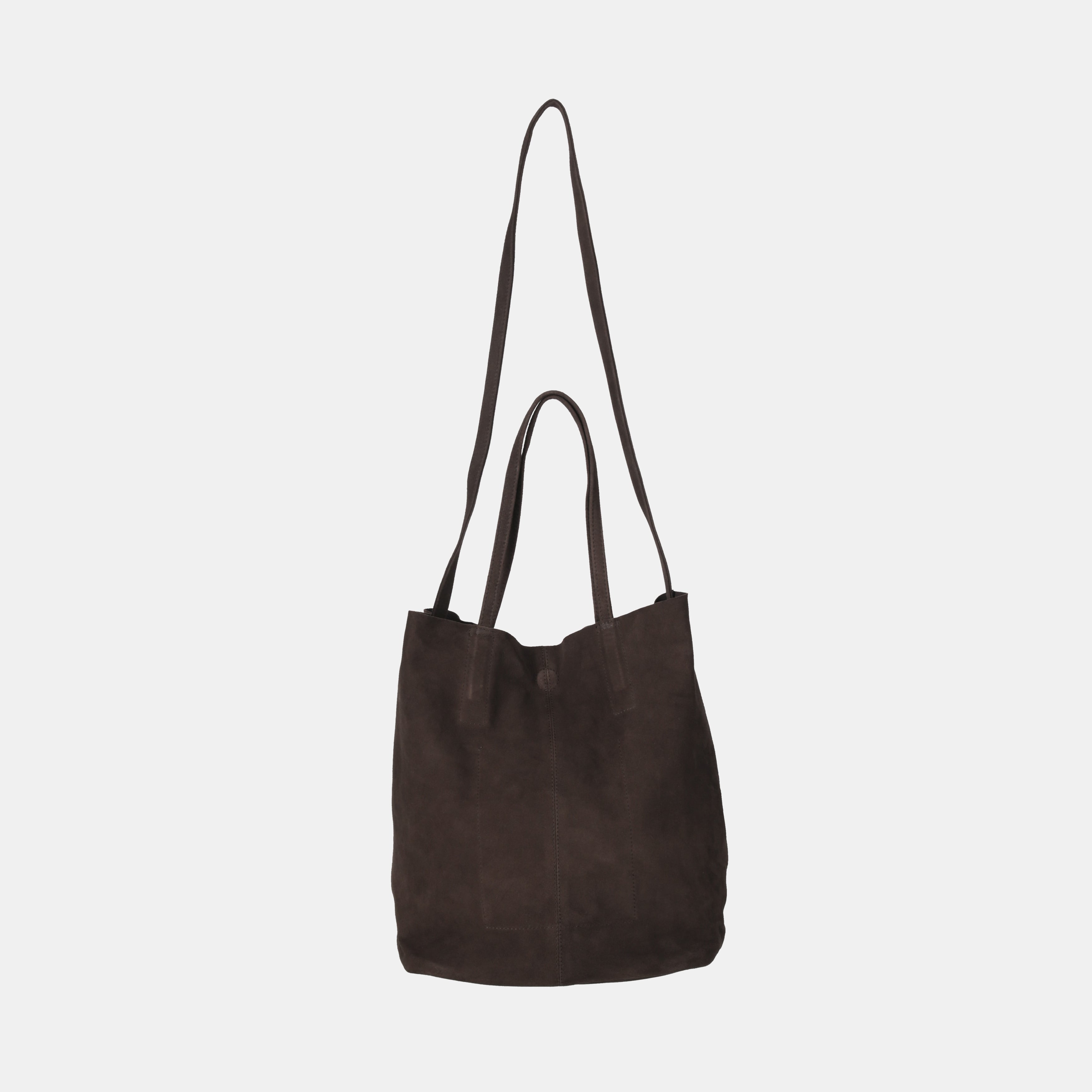 3WAY MEDIUM TOTE（M size）OIL SUEDE DARK CHOCO | Morphee（モルフェ）