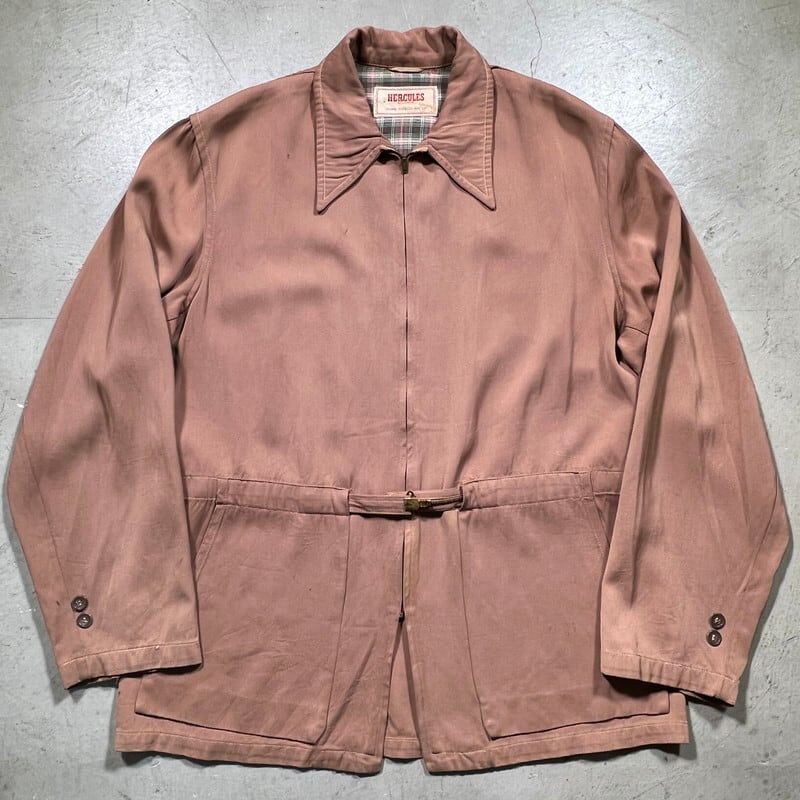 50's HERCULES ヘラクレス ギャバジンジャケット ピンクベージュ Sears