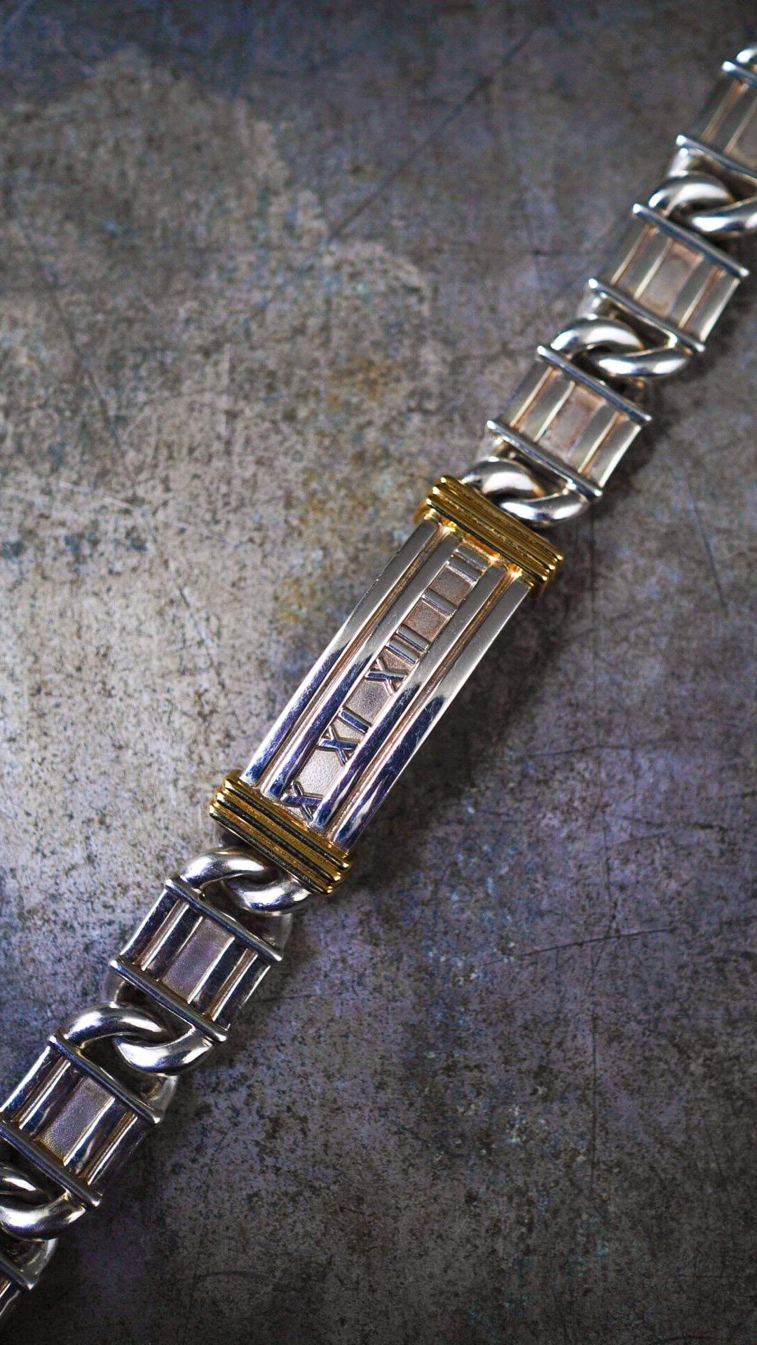1995】TIFFANY&Co. ティファニー アトラス ID ブレスレット 《シルバー