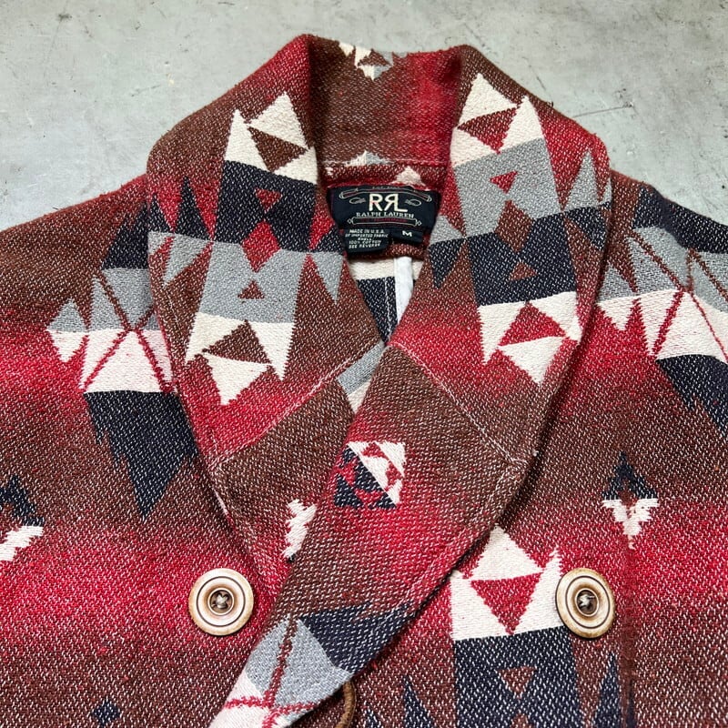 90's RRL RALPH LAUREN ダブルアールエル ラルフローレン ネイティブ柄