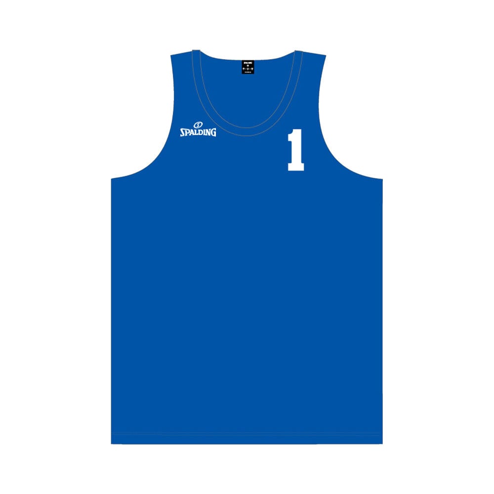 SPALDING】ビーチバレータンクトップ ブルー 番号1入り | KABTO公式