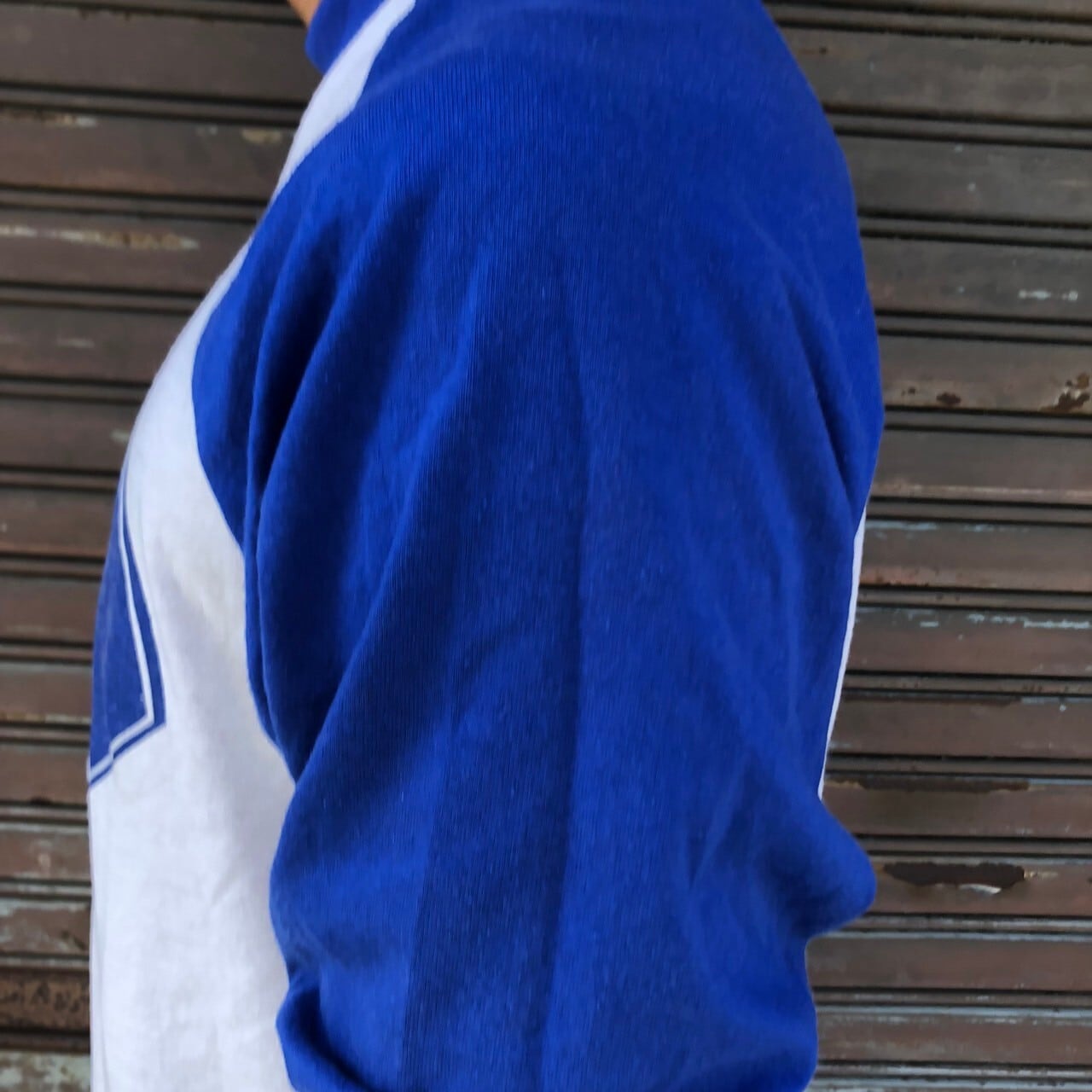 80s USA製 ラッセルアスレチック ラグラン フットボールTシャツ XL