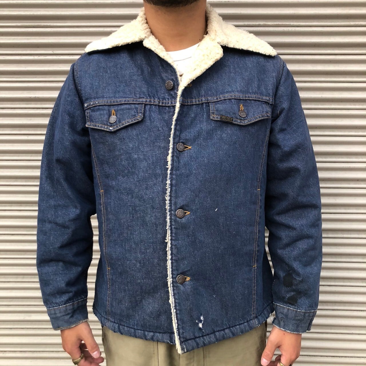 70s ROEBUCKS sears ボアジャケット Gジャン ランチコート ワーク