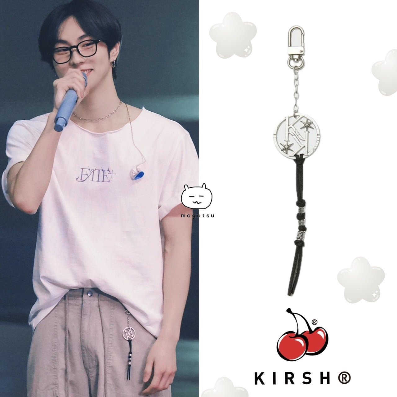 ☆ENHYPEN ジョンウォン 着用！！【KIRSH】KEY CHAIN BLACK | もごつ