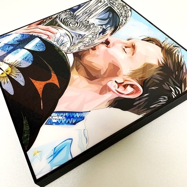 Lionel Messi (4) リオネル メッシ「ポップアートパネル Keetatat