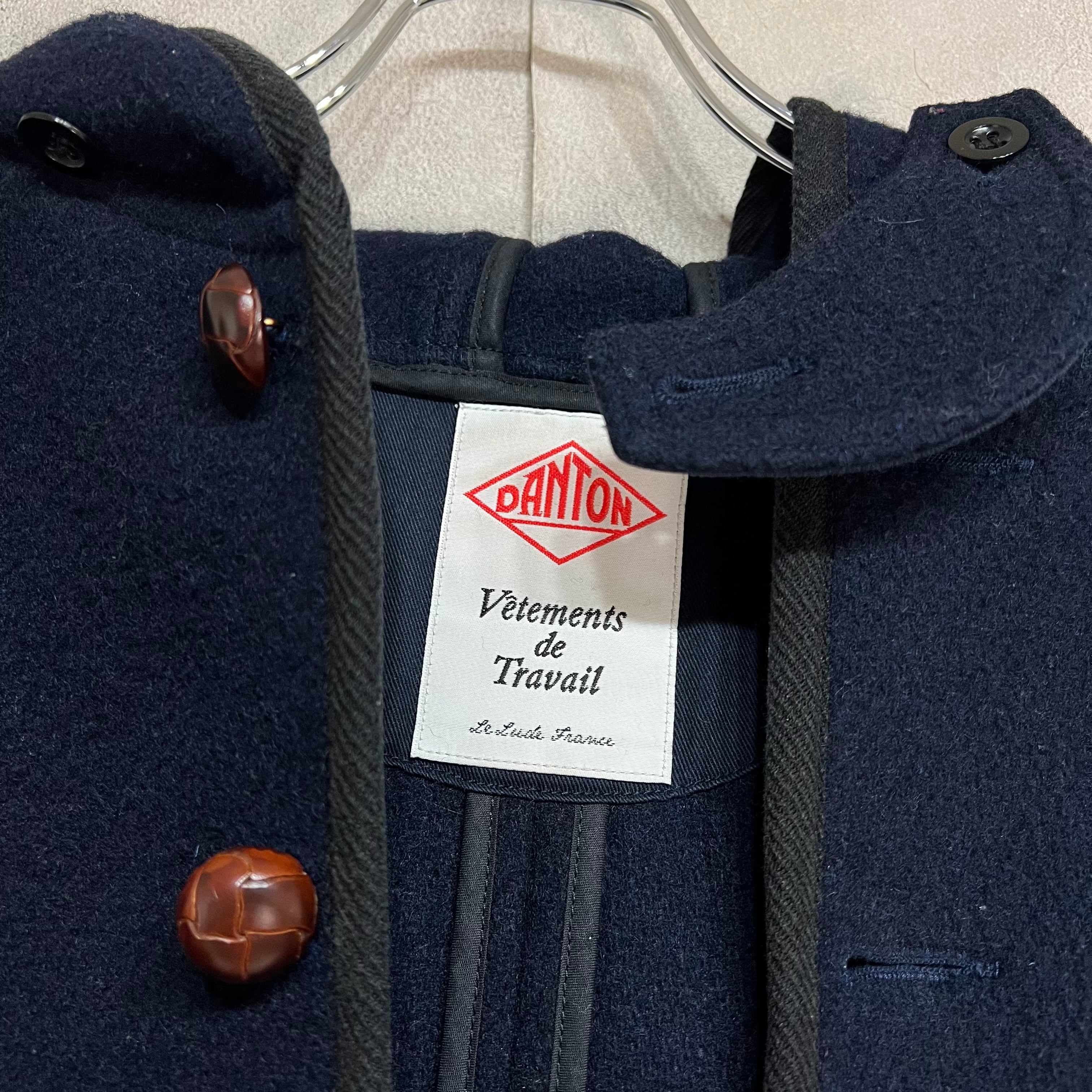 DANTON ウールモッサ地クルミボタンコート ダントン ジャケット 胡桃