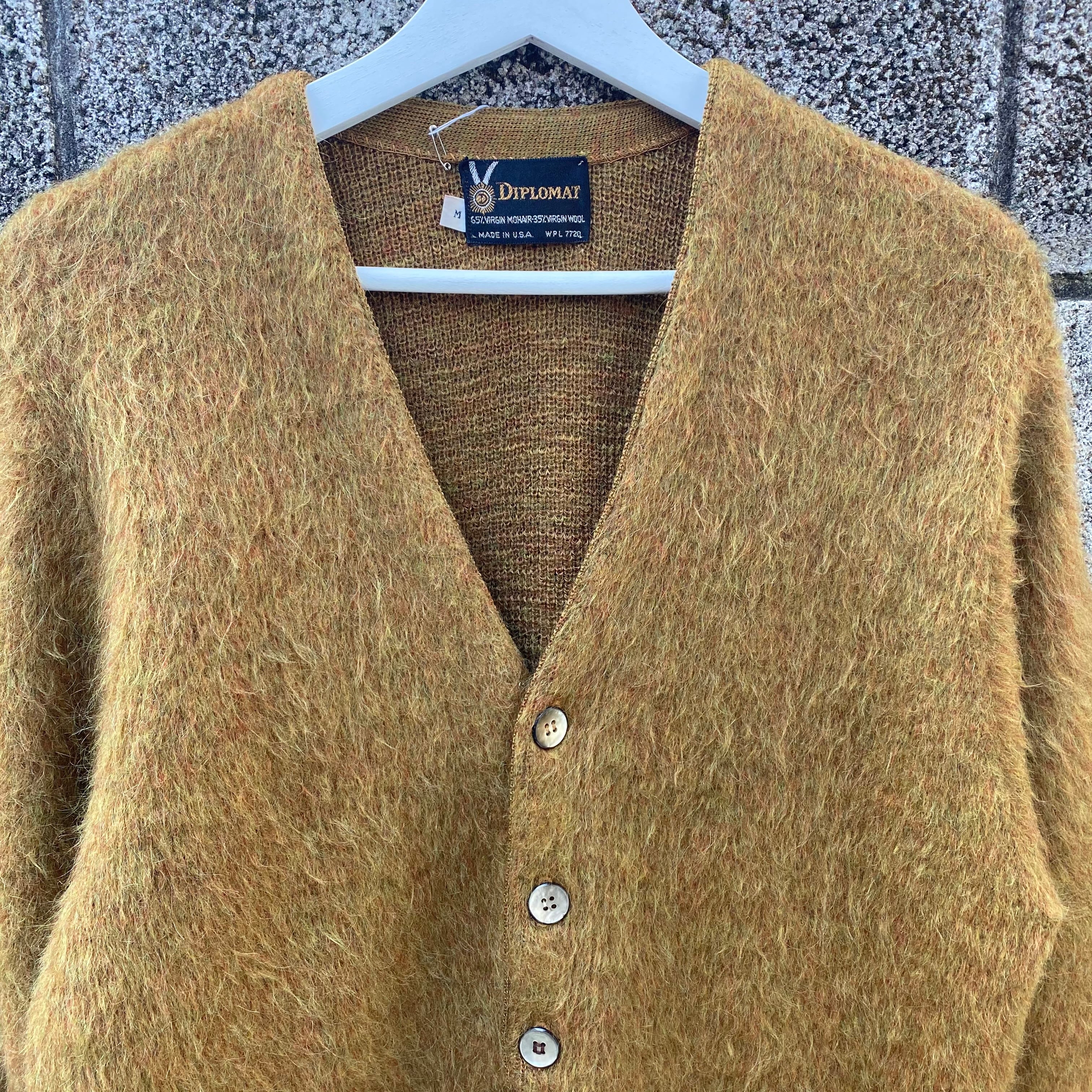 60s DIPLOMAT Mohair Cardigan Size M / モヘアカーディガン